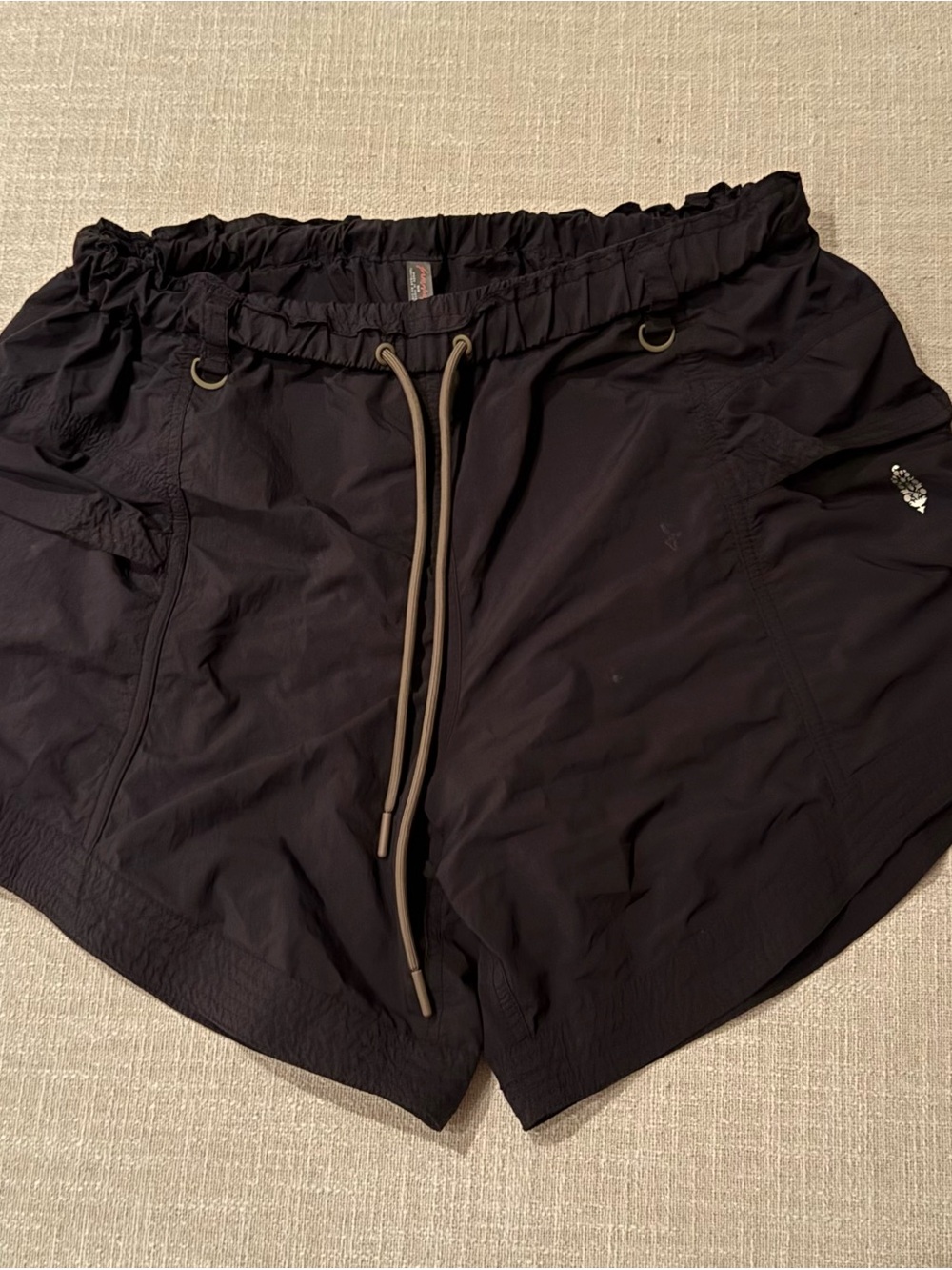 In The Wild Long Hike Shorts Free People Movement Hiking Dark Navy Blue - Picture 2 of 7